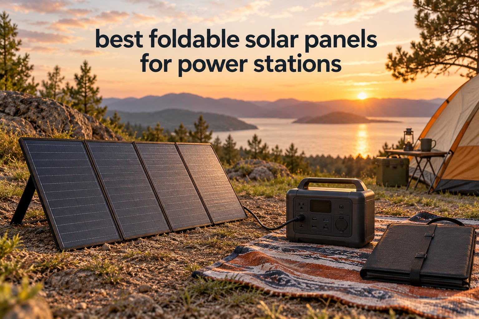 best foldable solar panels for power stations
