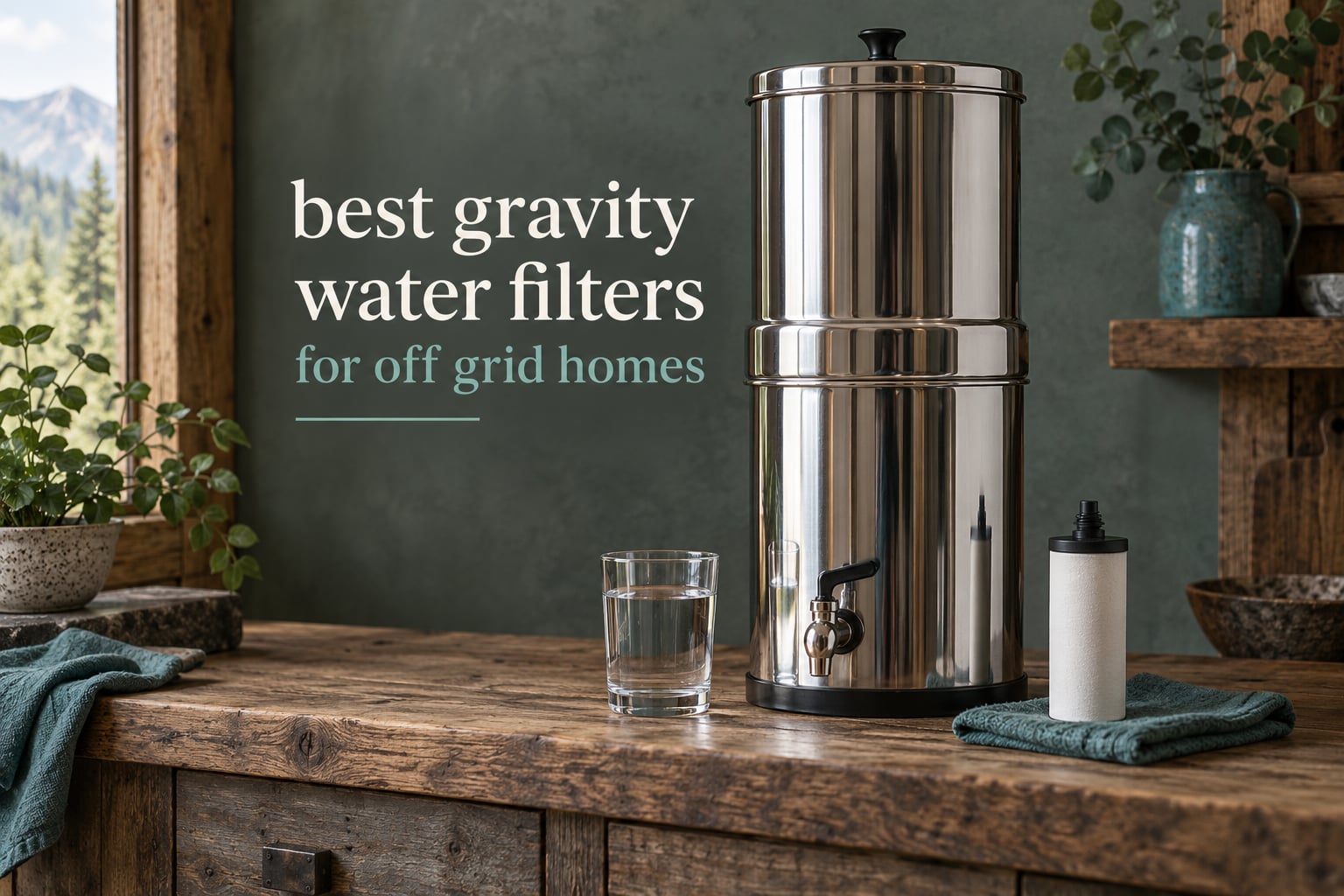 best gravity water filters for off grid homes