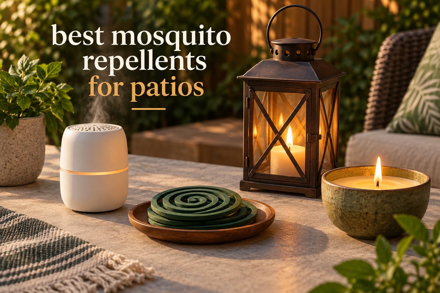 best mosquito repellents for patios