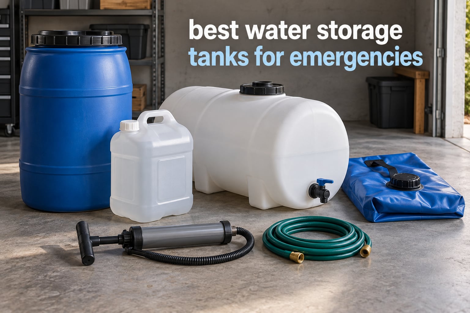best water storage tanks for emergencies
